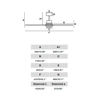 Ventilador Mini Lantau Faro Barcelona