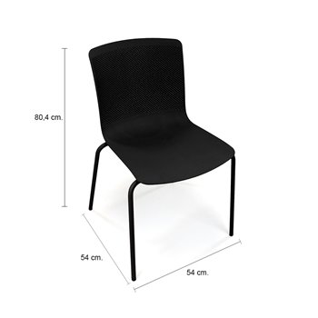 Silla Glove 4 patas metal Forma5