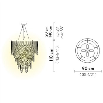 Lámpara suspensión Ceremony Slamp