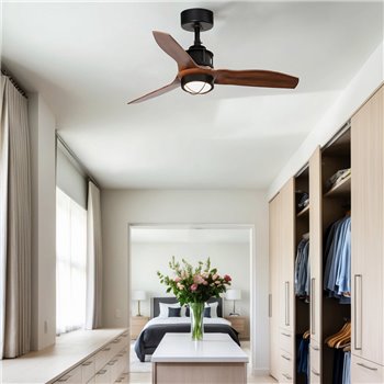 Ventilador Mini Just Fan luz Faro Barcelona
