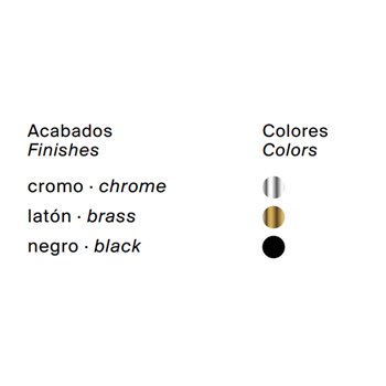 Lámpara pared/techo IC C/W Flos