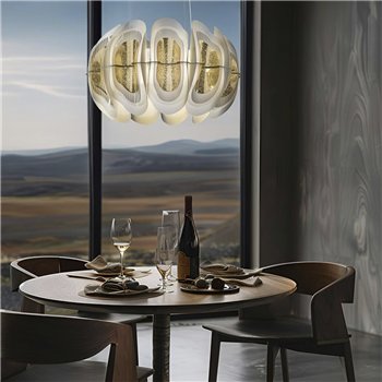 Lámpara suspensión Fiordlys redonda Slamp