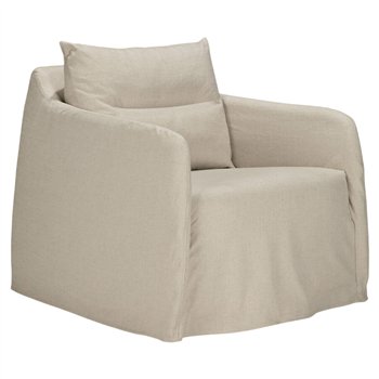 Sillón Weave: Tela Bone