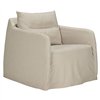 Sillón Weave: Tela Bone