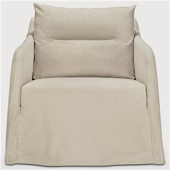 Sillón Weave: Tela Bone
