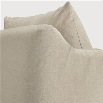 Sillón Weave: Tela Bone