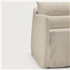 Sillón Weave: Tela Bone