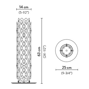 Lámpara pie Charlotte Outdoor Slamp