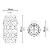 Aplique Charlotte Outdoor Slamp