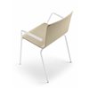 Sillón Glove monocasco haya 4 patas metal Forma5