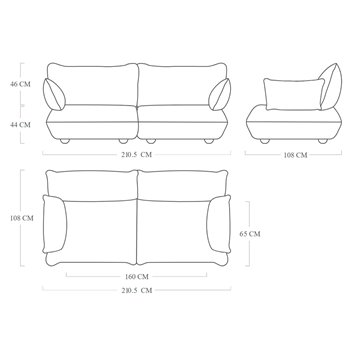 Sofá Sumo Medium Cord Fatboy