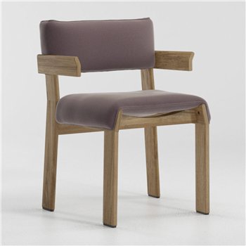 Silla comedor brazos Band teca Kettal