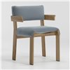 Silla comedor brazos Band teca Kettal