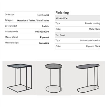 Mesa auxiliar Tray Ethnicraft