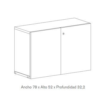 Armario con cerradura String Furniture