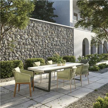 Sillón Teca brazos Bela Rope Bitta Kettal