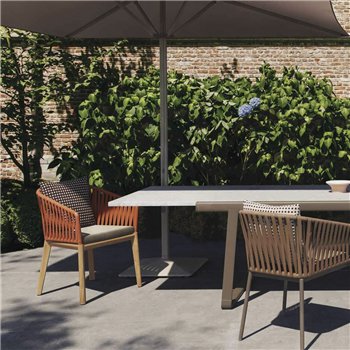 Sillón Teca brazos Bela Rope Bitta Kettal