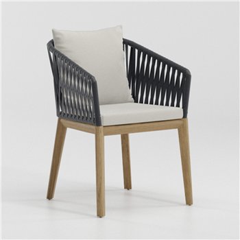 Sillón Teca brazos Bela Rope Bitta Kettal