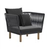Sillón club Teca Bela Rope Bitta Kettal
