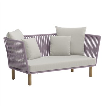 Sofá 2 Plazas Teca Bela Rope Bitta Kettal