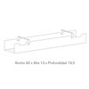 Bandeja para cables String Furniture