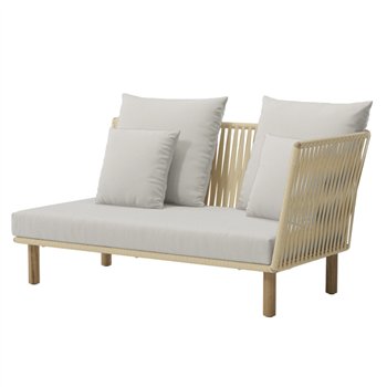 Módulo esquina Teca Bela Rope Bitta Kettal