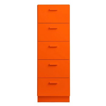 Cómoda alta Relief con zócalo - Orange