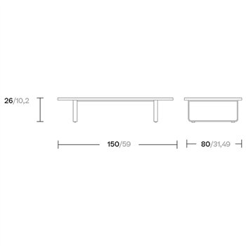 Mesa centro Bitta Kettal