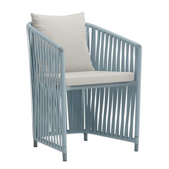 Sillón comedor full Bela Rope Bitta Lounge Kettal