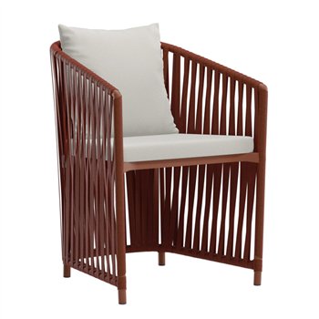 Sillón comedor full Bela Rope Bitta Lounge Kettal