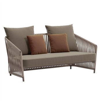 Sofá 2 plazas Bela Rope Bitta Lounge Kettal