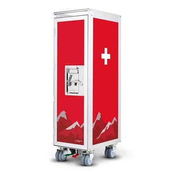 Trolley new swiss cross Bordbar