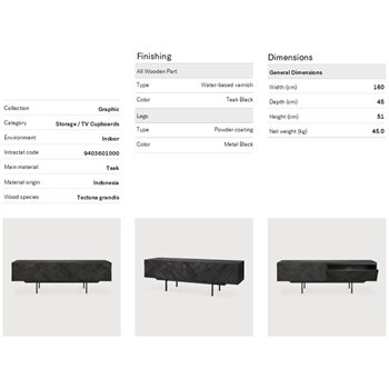 Mueble TV Graphic Ethnicraft