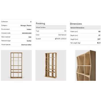 Estantería Z Ethnicraft