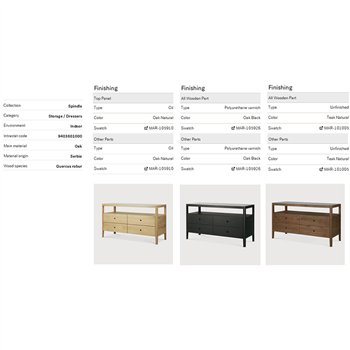 Cómoda Spindle Ethnicraft