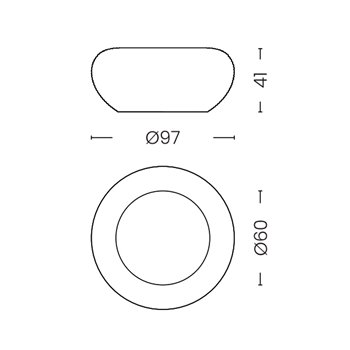 Mesa de centro Nami Qeeboo