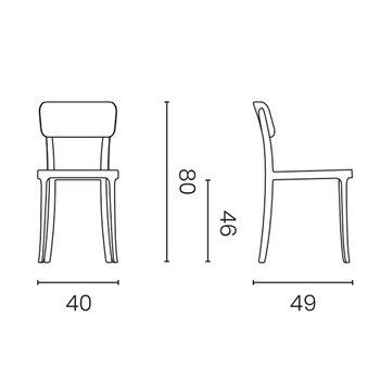 Silla K Chair Qeeboo