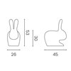 Silla Rabbit baby Qeeboo