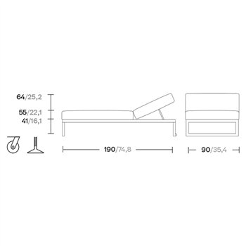 Tumbona Simple R Especial Landscape Kettal