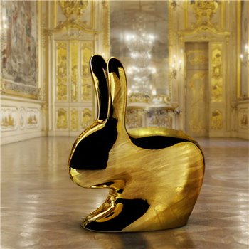 Silla Rabbit metal Qeeboo
