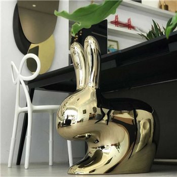 Silla Rabbit metal Qeeboo