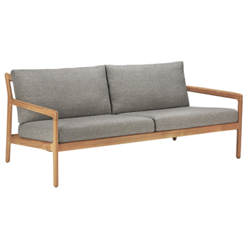 Sofá Jack jardín 180: Teca natural/Cojin Mocha