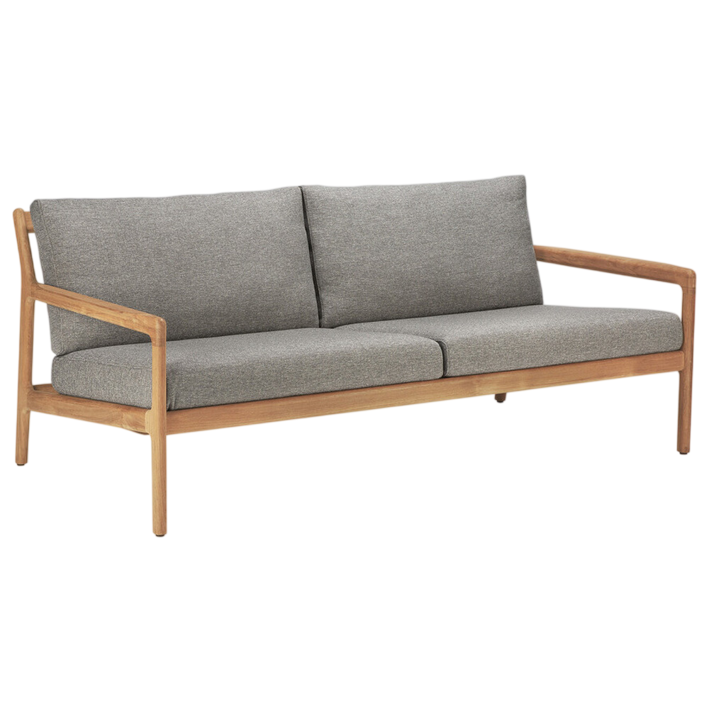 Sofá Jack jardín 180: Teca natural/Cojin Mocha