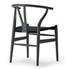 Silla Wishbone CH24 Colors Black - Haya Gris Antracita