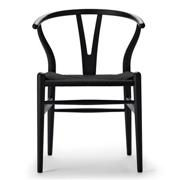Silla Wishbone CH24 Colors Black - Haya Negra