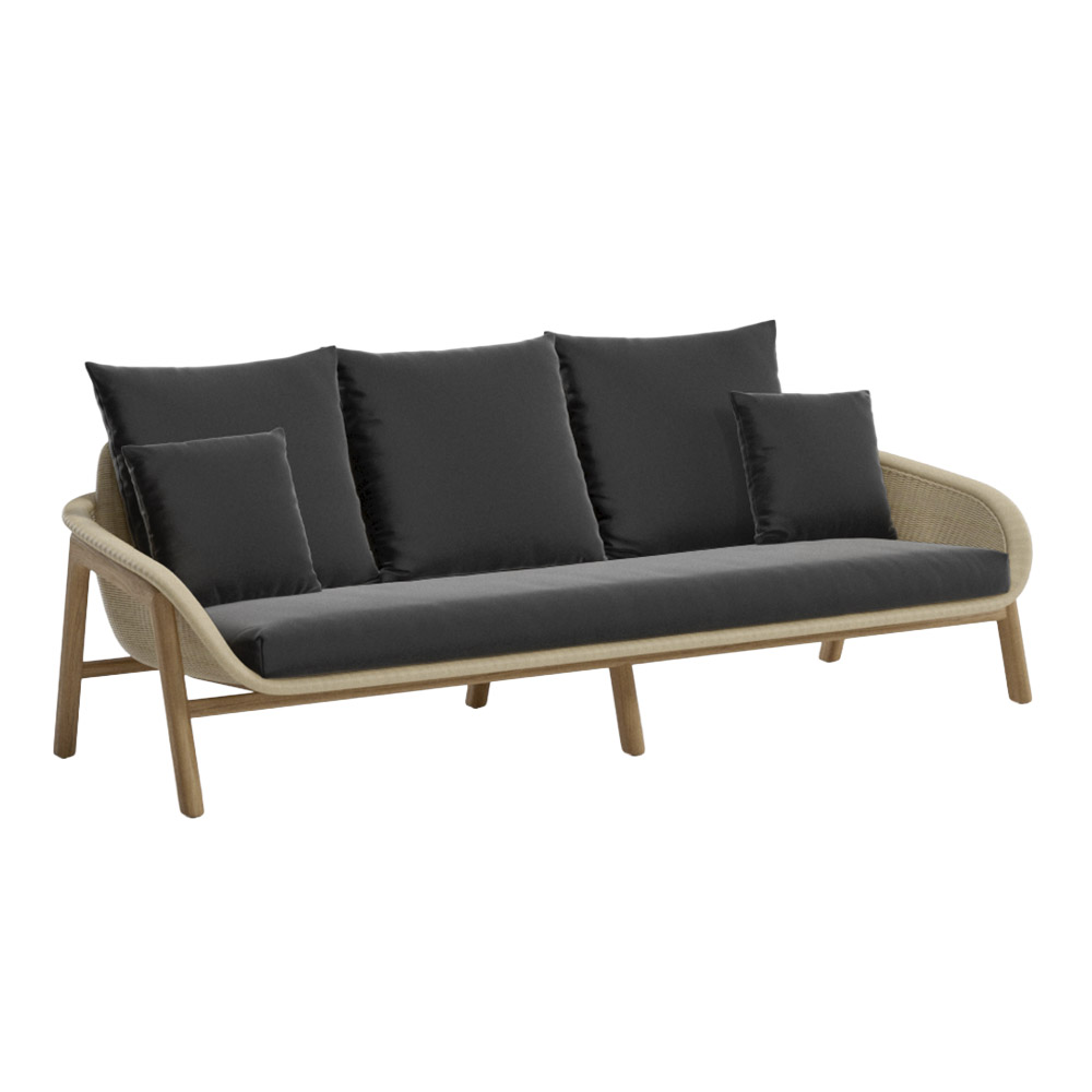 Sofá 3 plazas Vimini Kettal