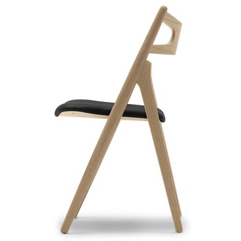 Silla CH29P piel Carl Hansen and Son - Roble jabón - Leather Thor 301