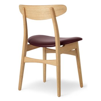 Silla CH30P piel Carl Hansen and Son - Roble aceite - Leather Sif 93