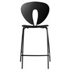 Taburete Globus Bajo: Negro-Negro