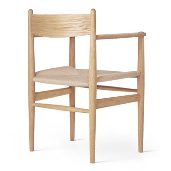 Sillón CH37 Carl Hansen and Son - Roble aceite - Cuerda natural